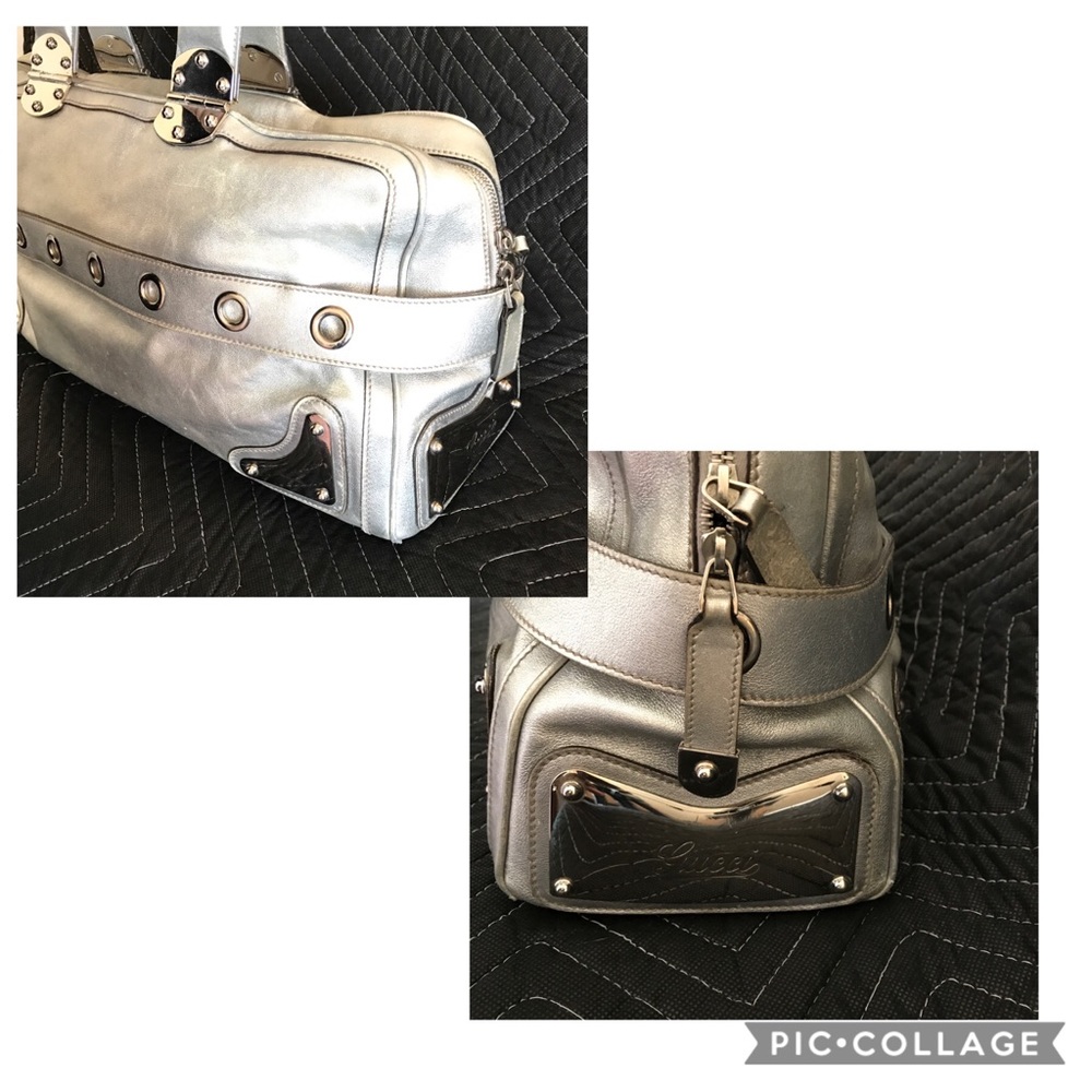 SALE 💯% AUTHENTIC Gucci Leather Boston Bag